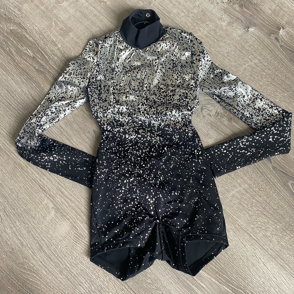 Weismann metallic costume dance wear leotard suit - Picture 1 of 11